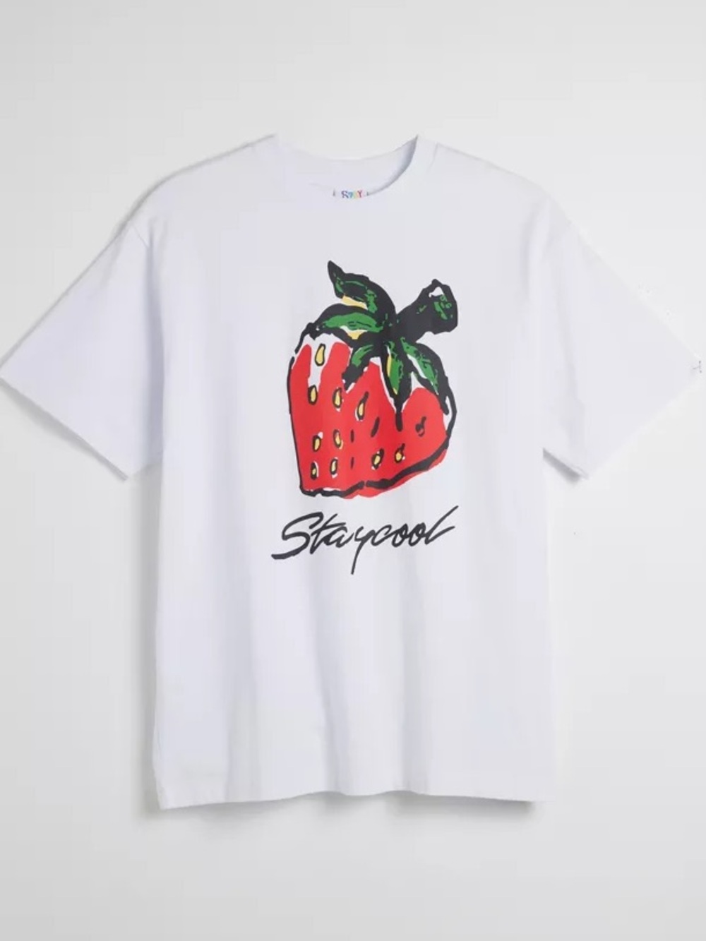 Urban Outfitters STAYCOOLNYC Strawberry Scratch N Sniff Tee